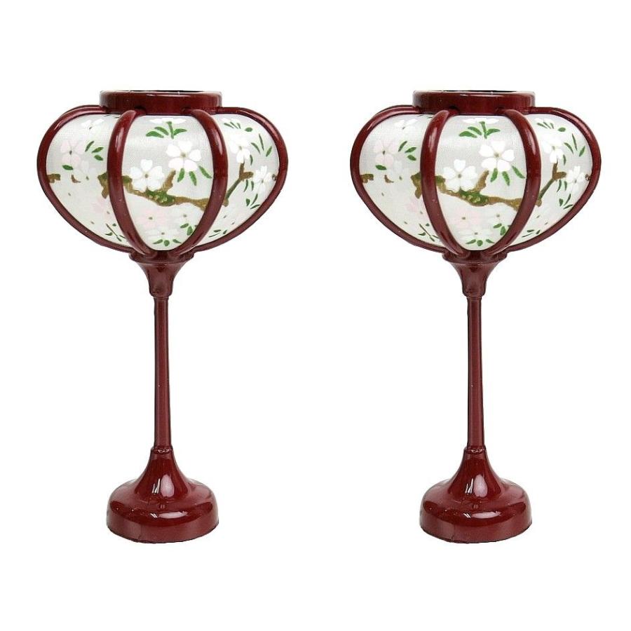 豆ぼんぼり 丸型雪洞 朱塗 9cm